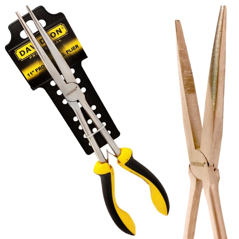 Pinza punta recta - 28 cms.