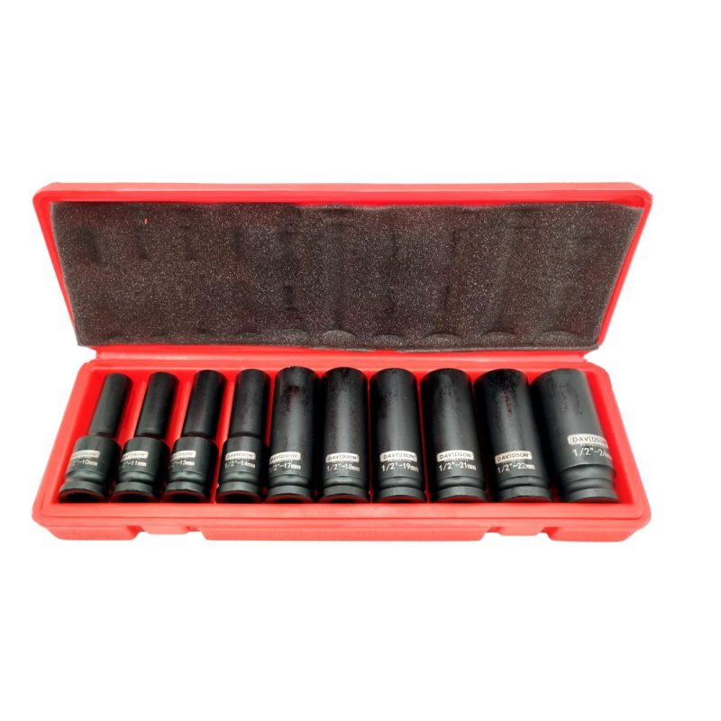Tubos impacto largos - 10 a 24 mm - 10 pcs.