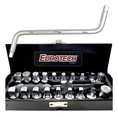 Extractor Tapon Carter Universal Kit X19 + Llave | Eurotech